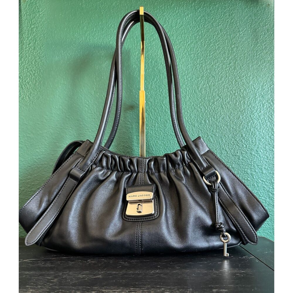 Marc Jacobs The Cristina Black Nappa Leather Satchel